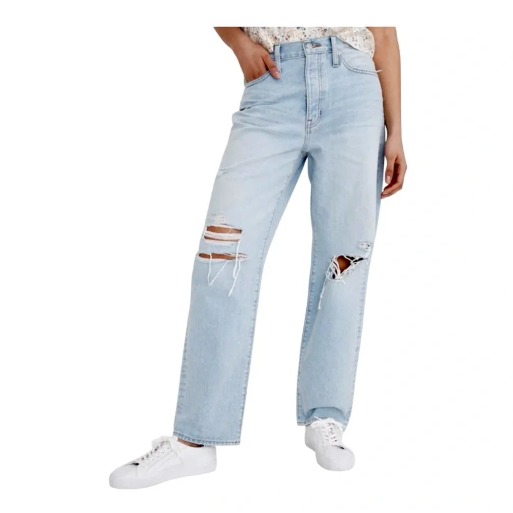 Madewell The Dadjean in Greenvale Wash: Ripped Edition